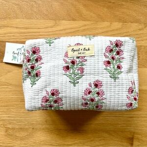 NWT Opal and Oak Makeup Bag